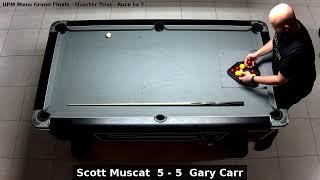 Scott Muscat vs Gary Carr | UPM Mens Grand Finals | Quarter final