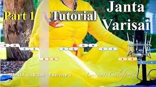 Carnatic Music Tutorial - Janta Varisai - 1st Speed - Part 1 (Ex 1 to 4) | Learn to Sing | Beginner