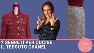 7 segreti per cucire il tessuto chanel con Sara Poiese