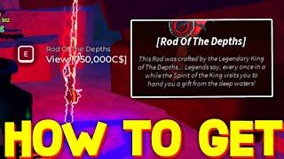 *NEW* HOW TO GET NEW ROD OF THE DEPTHS SHOWCASE in FISCH! ROBLOX