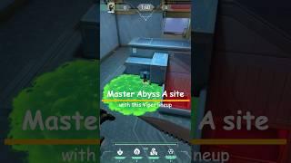 Master Abyss A site with this Viper Lineup #valorant #valorantlineups #lineupguru #shorts
