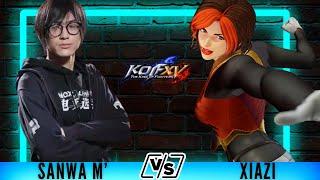 KOFXV Sanwa M' Vs Xiazi #kofxv  Vanessa Master gives Legendary M'  much trouble