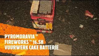 Pyro Moravia FIREWORKS 16 Sh Vuurwerk Cake - THE PYRO HUNTERS