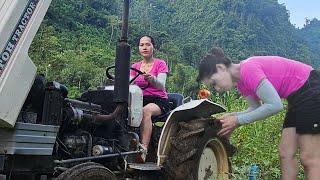 Genius girl. Cleaning and repairing agricultural herrows | Ly Minh Nguyet