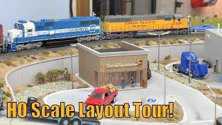 HO Scale Model Railroad Layout Tour