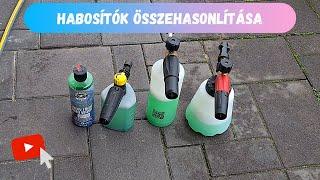 Habosítók összehasonlítása: Karcher FJ 6, Demon Motorsport, MJJC Foam Cannon Pro