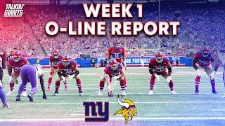 Giants Week 1 Offensive Line Report