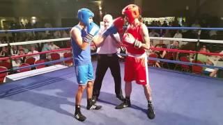 White collar Boxing Birmingham , fight 1