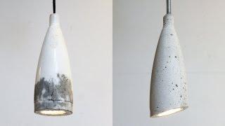 Homemade Modern, Episode 9 -- DIY concrete pendant lamp