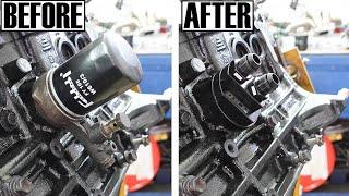 HOW and WHY to relocate your OIL FILTER