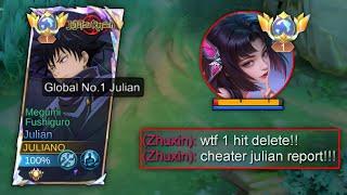 GOODBYE ZHUXIN META, THIS NEW JULIAN BUILD CAN 1 HIT ENEMIES!! (new super insane damage)