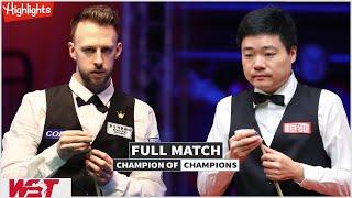 Judd Trump vs Junhui Ding Full Match Highlights - Champion of Champions 2024