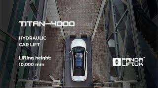 Four-post hydraulic car lift TITAN 4000 KG (Lifting height: 10,000 mm)