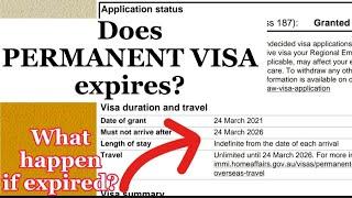 Australian Permanent Residency: Is Permanent Resident Visa expires? #ResidentReturnVisa #vevocheck