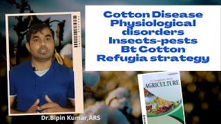 Cotton Disease |Physiological disorders |Insects-pests| Bt Cotton|Refugia strategy
