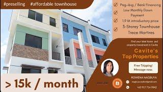 AFFORDABLE 3-STOREY TOWNHOUSE IN TRECE MARTIRES CAVITE