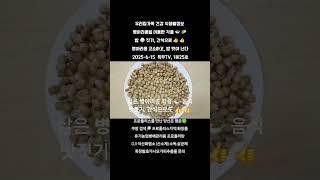 병아리콩 전기밥솥 잡곡취사 40분 삶아 간식,냉동보관 각종 음식, 밥짓기 #병아리콩 #포스푸드케어 #특우농원 #프로폴리스치약 #특우tv #표고버섯키트 #경상북도수목원