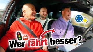 Marc Eggers vs. Balkonultra Niko  (funny driving lesson) | Fischer Academy - The Driving School