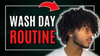 Men’s Full Wash Day Routine (Curly/Coily Hair)