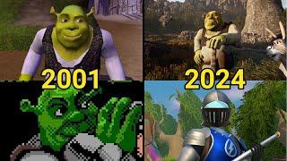 Evolution of Shrek Games (2001-2024)