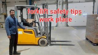 FORKLIFT SAFETY TIPS WORKPLACE | Forklift Safety Video | Forklift Safety Tips