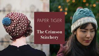 A design collaboration with The Crimson Stitchery | PAPER TIGER