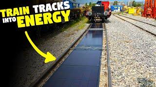 Imagine turning railway tracks into renewable energy sources!  #SustainableLiving #RenewableEnergy