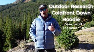 Outdoor Research Coldfront Hoodie Review - 700 Fill RDS + 150g VerticalX Insulation