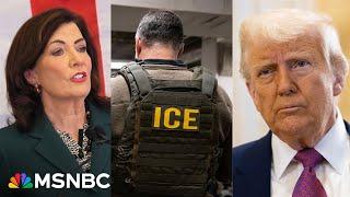 'Has to be stopped': Governor slams 'reprehensible' ICE raids in her state