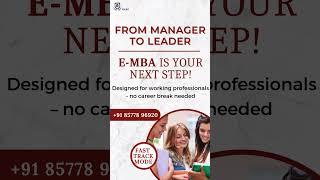 E-MBA (Executive Master of Business Administration) course - Executive MBA