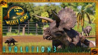 JURASSIC WORLD EVOLUTION 3 ANNOUNCEMENT THIS WEEK & MORE! - Jurassic Weekly News | Week 6