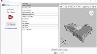 ArchiCAD projects in Augmented Reality with BIMserver center AR