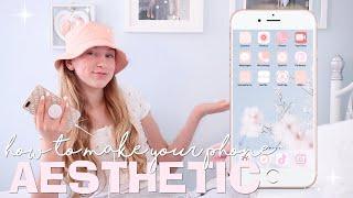 How to make your iPhone AESTHETIC!  | Coco's World