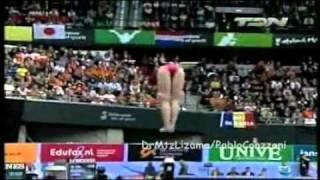 2010 Worlds Balance Beam Final ©Televisa Deportes Network Part 1