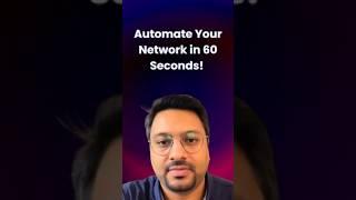 Automate Your Network in 60 Seconds! #shorts #automation