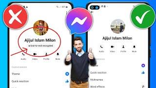 How to Turn Off End to End Encryption in Messenger। Remove End to End Encryption On Messenger (2024)