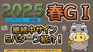 【２０２５年春ＧⅠレース】サイン馬券！ある法則に基づいて馬券になっている継続中サイン５パターン紹介！今年フェブラリーＳ～が対象です！（ＢＧＭ　ｂｙくれっぷ）注5月18日現在パターン①のみ継続中です！