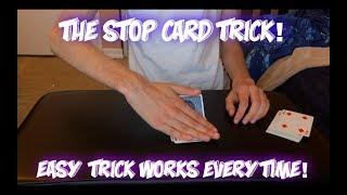 Stop! EASY Fooling Card Trick Performance And Tutorial!