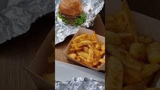 Very tasty hamburgers and french fries, Food Biro Rače Slovenia