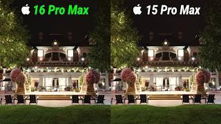 iPhone 16 Pro Max vs 15 Pro Max | Camera Test | 4k 120p | Low Light | Apple LOG