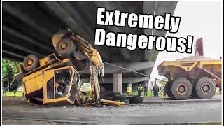 Most Dangerous Heavy Equipment Fails! // Heavy Equipment Operator Lessons