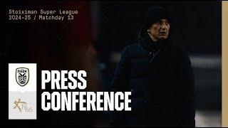 Press Conference: PAOK FC Vs Athens Kallithea– Live PAOK TV