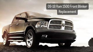 How to Replace 09-18 Ram 1500 Front Turn Signal Bulb - Quick and Easy DIY (2 Minutes!!!)