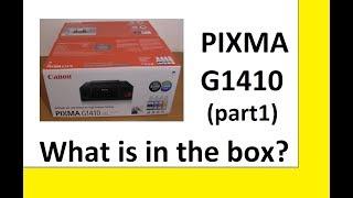 PIXMA G1410 (part1) - Unboxing