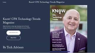 Know! CPA Technology Trends - CPA Exclusive Magazine