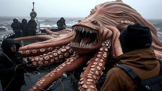 [4K] TERRIFYING Sea Creatures | Deep Ocean Horror #alien #fishing  #giant #octopus  #fish