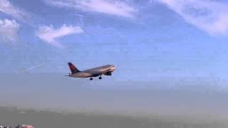 Big Plane taking off - John Wayne Airport - Tractors, Trains & Planes