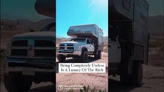 When people assume we just shelled out 100k on our rig #truckcamper #overland #motorhome #vanlife