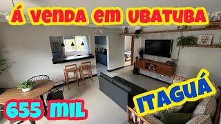 APARTAMENTO Á VENDA NO ITAGUÁ EM UBATUBA 655 MIL 12  99194-4851