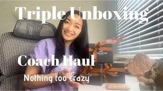 Coach Small Haul | Unboxing | I may have bought a few little things… and I learned my lesson